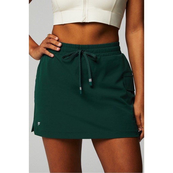 Fabletics Pants - NWT‎ Women's Fabletics One Cargo Skirt Deep Sea Green - Small (26" X 14")